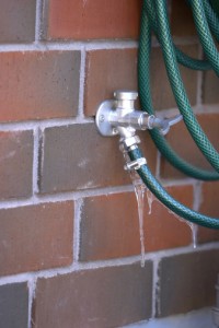 Make sure to turn the water supply off at its source. The main shut off valve for your irrigation system should be freeze-proof: below the frost line, inside a heated room or wrapped with insulation to protect it.